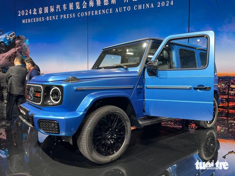 Chi tiết Mercedes-Benz G-Class thuần điện: Đi 476km/lần sạc, xoay 360 độ tại chỗ, off-road cực chất- Ảnh 1. Chi tiết Mercedes-Benz G-Class thuần điện: Đi 476km/lần sạc, xoay 360 độ tại chỗ, off-road cực chất- Ảnh 1.