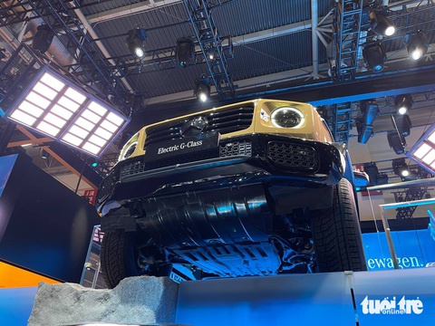 Chi tiết Mercedes-Benz G-Class thuần điện: Đi 476km/lần sạc, xoay 360 độ tại chỗ, off-road cực chất- Ảnh 7. Chi tiết Mercedes-Benz G-Class thuần điện: Đi 476km/lần sạc, xoay 360 độ tại chỗ, off-road cực chất- Ảnh 7.