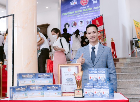Nhãn hiệu NutriZabet đạt giải ‘Thương hiệu mạnh quốc gia 2024’- Ảnh 2. Nhãn hiệu NutriZabet đạt giải ‘Thương hiệu mạnh quốc gia 2024’- Ảnh 2.