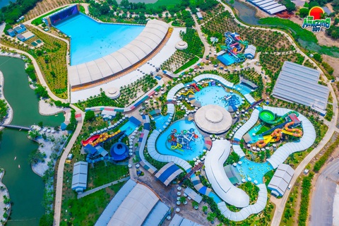 Sơn Tiên Amazing World Đồng Nai khánh thành dịp lễ 30-4- Ảnh 2. The Amazing Bay rộng hơn 25ha chuẩn bị đón sinh nhật 2 tuổi dịp 30-4