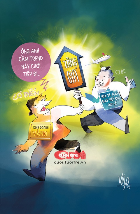 Vé máy bay 'tiếp quản' cuộc chơi từ giá vàng- Ảnh 1. Vé máy bay