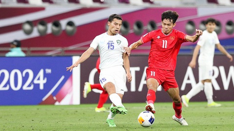 Tứ kết Giải U23 châu Á 2024: Chờ bất ngờ từ U23 Việt Nam- Ảnh 1. Đội tuyển U23 Việt Nam quyết làm nên bất ngờ trước U23 Iraq