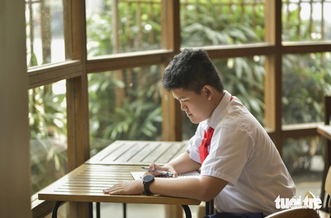 Bức thư giải nhất UPU năm 2024: ‘Trẻ em dần thiếu thốn tình yêu thương’- Ảnh 3. Minh viết: