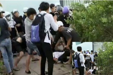 Hình phạt nào cho học sinh đánh hội đồng, lột áo bạn quay clip?- Ảnh 2. Nếu không có hình phạt cứng rắn, những vụ đánh hội đồng học sinh sẽ tiếp tục xảy ra - Ảnh cắt từ clip tư liệu