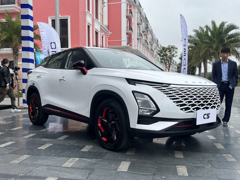 Omoda C5 từng được trưng bày và cho lái thử trước tại Việt Nam - Ảnh: Omoda