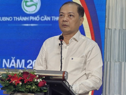 Doanh nghiệp chậm giao hàng cho Philippines khi giá gạo tăng cao- Ảnh 1. Ông Nguyễn Anh Sơn - cục trưởng Cục Xuất nhập khẩu Bộ Công thương - cho biết Philippines là thị trường nhập khẩu gạo số 1 của Việt Nam trong quý 1-2024 - Ảnh: LÊ DÂN