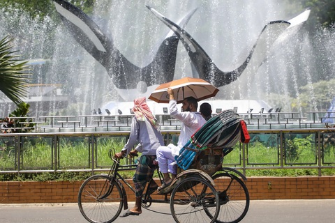El Nino hay biến đổi khí hậu gây nắng nóng thiêu đốt ở châu Á?- Ảnh 3. Bangladesh - một quốc gia ở vùng Nam Á cũng