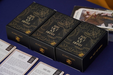 Đại Việt Kỳ Nhân: Tìm lại hình ảnh những nhân vật lịch sử- Ảnh 4. Bộ boardgame về các nhân vật lịch sử Việt Nam thuộc dự án Đại Việt Kỳ Nhân - Ảnh: NVCC