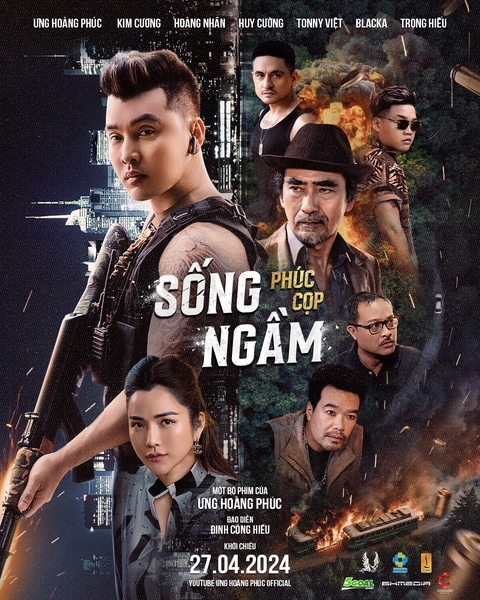 Ưng Hoàng Phúc tung web drama hành động cho fan 'cày' lễ- Ảnh 1. Web drama Sống ngầm với chủ đề trinh thám tội phạm do vợ chồng Ưng Hoàng Phúc và Kim Cương đầu tư sản xuất đang thu hút sự quan tâm của khán giả trên Youtube.
