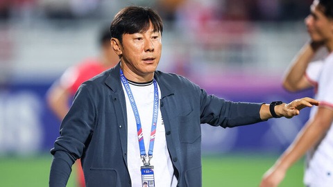 U23 Indonesia nhận thưởng nóng 35 tỉ đồng từ 23 doanh nhân- Ảnh 1. HLV Shin Tae Yong tự tin trước trận bán kết - Ảnh: AFC