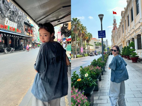 Choi Ye Bin vui vẻ dạo phố ở TP.HCM - Ảnh: Instagram nhân vật Choi Ye Bin vui vẻ dạo phố ở TP.HCM - Ảnh: Instagram nhân vật