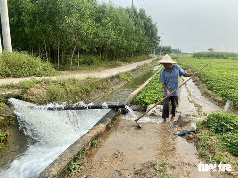 Nước hồ chứa bằng 80% so với cùng kỳ, lo chống hạn sớm- Ảnh 1. Mực nước các hồ chứa ở Đà Nẵng thấp hơn cùng kỳ, khuyến cáo tiết kiệm nước sớm cho mùa vụ sắp tới - Ảnh: TRƯỜNG TRUNG
