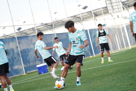 U23 Indonesia đã bắt đầu chuyến tập luyện tại Dubai (UAE) từ ngày 3-4 và sẽ có hai trận đấu giao hữu chất lượng - Ảnh: PSSI U23 Indonesia đã bắt đầu chuyến tập luyện tại Dubai (UAE) từ ngày 3-4, và sẽ có hai trận đấu giao hữu chất lượng - Ảnh: PSSI