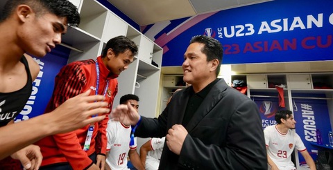 Chủ tịch PSSI Erick Thohir yêu cầu U23 Indonesia phải 'đánh trả' sau thất bại trước Uzbekistan- Ảnh 1. Chủ tịch PSSI Erick Thohir đã yêu cầu U23 Indonesia phải