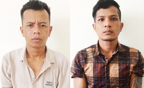 Đột nhập nhà phó bí thư thị trấn trộm két sắt chứa tài sản hơn 600 triệu đồng- Ảnh 1. Danh Nhỏ (Trái) và Chí Thiện đột nhập nhà phó bí thư thị trấn Rạch Gốc trộm két sắt trị giá tài sản hơn 600 triệu đồng - Ảnh: CACC