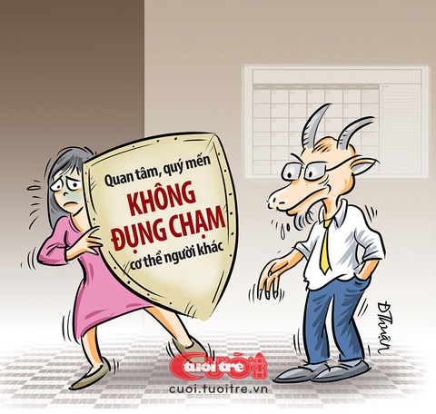 Muôn kiểu quấy rối tình dục nơi công sở- Ảnh 4. Xin đừng