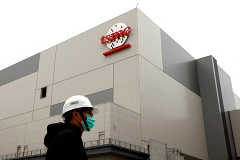 Một cơ sở sản xuất của TSMC tại thành phố Đài Nam, đảo Đài Loan - Ảnh: REUTERS Một cơ sở sản xuất của TSMC tại thành phố Đài Nam, đảo Đài Loan - Ảnh: REUTERS