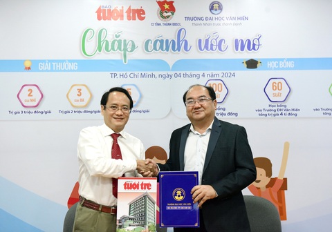 Hơn 5,6 tỉ đồng học bổng Chắp cánh ước mơ chờ tân sinh viên- Ảnh 1. Tổng kinh phí thực hiện chương trình học bổng Chắp cánh ước mơ trong 3 năm khoảng 19 tỉ đồng - Ảnh: DUYÊN PHAN