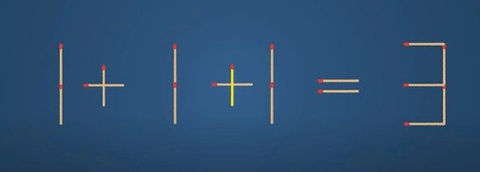Thử tài IQ: Di chuyển một que diêm để 7+8=7 thành phép tính đúng- Ảnh 4.