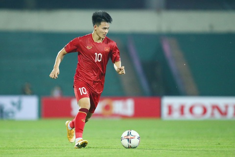 Tiền đạo Nguyễn Thanh Nhàn là trụ cột bên hành lang phải của U23 Việt Nam ở các giải đấu quan trọng trong năm 2023 - Ảnh: HOÀNG TÙNG Tiền đạo Nguyễn Thanh Nhàn là trụ cột bên hành lang phải của U23 Việt Nam ở các giải đấu quan trọng trong năm 2023 - Ảnh: HOÀNG TÙNG