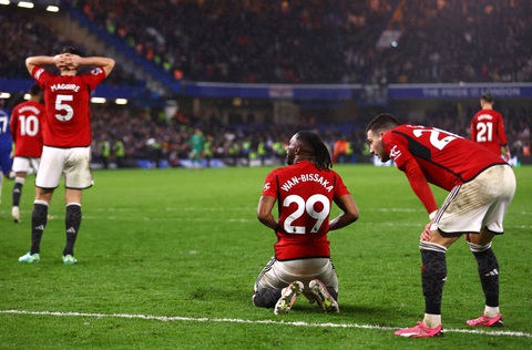 Dẫn 3-2 đến phút 90+7, Man United vẫn thua ngược Chelsea- Ảnh 7. Sự thất vọng của các ngôi sao Man United - Ảnh: REUTERS