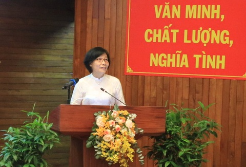 Nhiều người suy tạng qua đời vì đợi mãi không có nguồn để ghép tạng- Ảnh 2. TS Dư Thị Ngọc Thu - trưởng đơn vị điều phối ghép bộ phận cơ thể người, Bệnh viện Chợ Rẫy (TP.HCM) - Ảnh: THU HIẾN