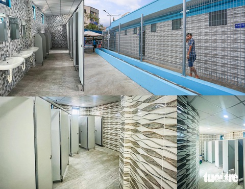 Xe buýt TP.HCM 'lột xác' với dàn xe mới 239 chiếc, người dân phấn khởi trải nghiệm tiện ích 5 sao- Ảnh 7. Đặc biệt là sửa chữa các nhà vệ sinh, hệ thống phòng cháy chữa cháy và các bảng thông tin điện tử trực tuyến thông báo thời gian xe đến trạm… Qua đó từng bước thay đổi diện mạo của giao thông công cộng