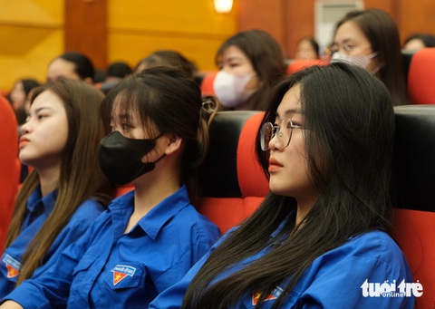 Thanh niên xung phong được cộng điểm ưu tiên thi tuyển công chức, viên chức- Ảnh 1. Bạn trẻ dự Diễn đàn quốc gia với chủ đề