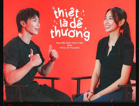 Erik và Thùy Tiên trong MV Thiệt là dễ thương - Ảnh: NVCC Erik và Thùy Tiên trong MV Thiệt là dễ thương - Ảnh: NVCC