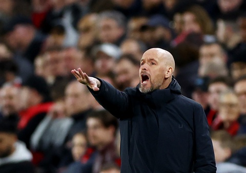 HLV Man Utd Erik ten Hag ‘nổi điên’ sau thất bại trước Chelsea- Ảnh 1. HLV Man Utd Erik ten Hag ‘nổi điên’ sau thất bại trước Chelsea - Ảnh: REUTERS