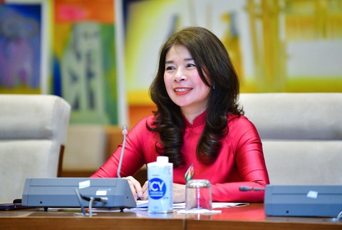 'Chủ tịch Quốc hội Vương Đình Huệ thăm Trung Quốc góp phần nâng tầm quan hệ Việt Nam - Trung Quốc'- Ảnh 1. Phó chủ nhiệm Ủy ban Đối ngoại của Quốc hội Lê Thu Hà - Ảnh: Quochoi.vn