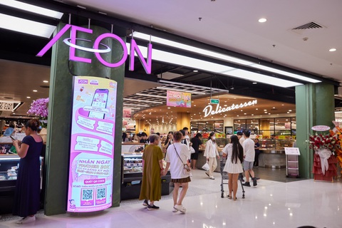 AEON Nguyễn Văn Linh khai trương tại TP.HCM- Ảnh 1. AEON Nguyễn Văn Linh - mô hình Trung tâm Bách hóa tổng hợp và siêu thị tinh gọn AEON nằm trong TTTM Cresent Mall, Q.7, TP.HCM
