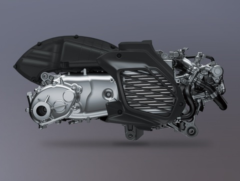 Yamaha Cygnus Gryphus đấu Honda Vario và Air Blade, giá khó 'mềm' nếu về Việt Nam- Ảnh 10. Về sức mạnh, Yamaha Cygnus Gryphus 2024 được trang bị động cơ BLUE CORE 124cc, làm mát bằng bộ tản nhiệt SOHC, 4 van, 1 piston, sản sinh công suất tối đa 12 mã lực tại 8.000 vòng/phút và mô men xoắn cực đại 11 Nm tại 6.000 vòng/phút. Sức mạnh được truyền tới các bánh xe thông qua dây đai hình chữ V.