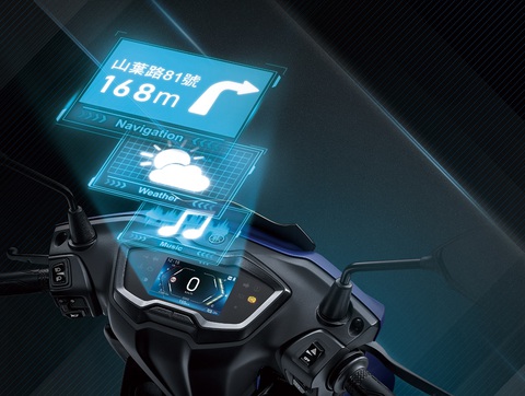 Yamaha Cygnus Gryphus đấu Honda Vario và Air Blade, giá khó 'mềm' nếu về Việt Nam- Ảnh 7. Màn hình kỹ thuật số LCD 4,3 inch mới nhất với khả năng hiển thị đầy đủ các thông số giúp người sử dụng có thể nắm rõ tình trạng hoạt động của xe dễ dàng.