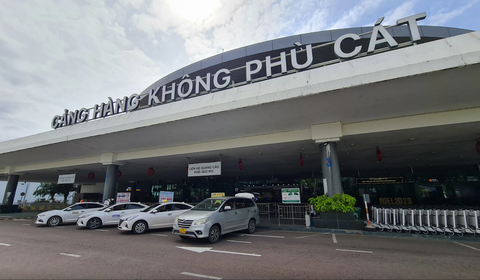 Bộ Giao thông vận tải ủng hộ tỉnh Bình Định làm đường băng thứ 2 ở sân bay Phù Cát- Ảnh 1. Sân bay Phù Cát - Ảnh: LÂM THIÊN