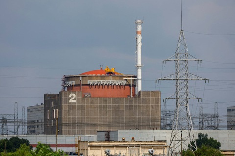Một góc nhà máy điện hạt nhân Zaporizhzhia - Ảnh: REUTERS Một góc Nhà máy điện hạt nhân Zaporizhzhia - Ảnh: REUTERS