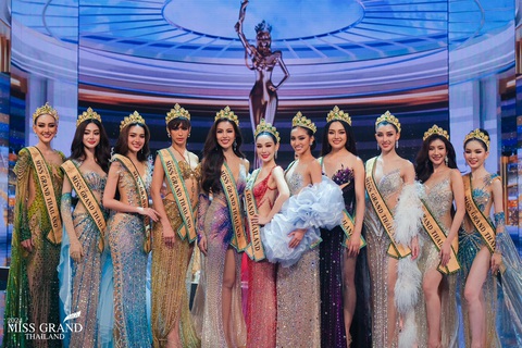 11 thí sinh là hoa hậu, á hậu cuộc thi Miss Grand Thailand 2024 - Ảnh: Fanpage Miss Grand Thailand 11 thí sinh là hoa hậu, á hậu cuộc thi Miss Grand Thailand 2024 - Ảnh: Fanpage Miss Grand Thailand