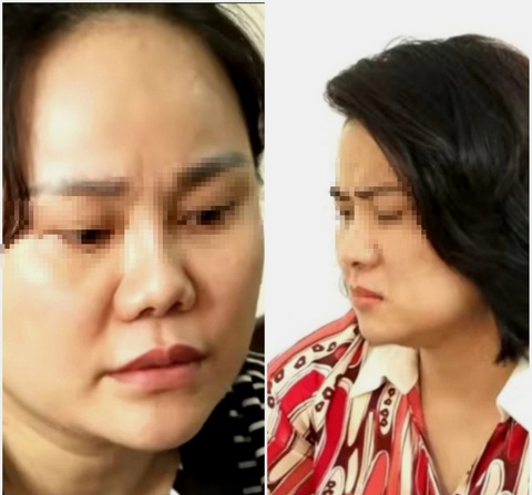 Hai phụ nữ dùng ‘tuyệt chiêu’ lừa đảo hơn 110 tỉ đồng- Ảnh 1. Thúy và Thủy đang bị tạm giữ tại cơ quan điều tra vì hành vi lừa đảo chiếm đoạt tài sản - Ảnh: TR.TUẤN