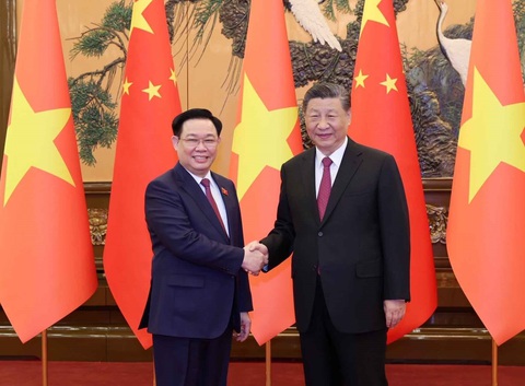 Chủ tịch Quốc hội Vương Đình Huệ hội kiến Tổng bí thư, Chủ tịch nước Trung Quốc Tập Cận Bình- Ảnh 1. Chủ tịch Quốc hội Vương Đình Huệ hội kiến Tổng bí thư, Chủ tịch nước Trung Quốc Tập Cận Bình - Ảnh: TTXVN