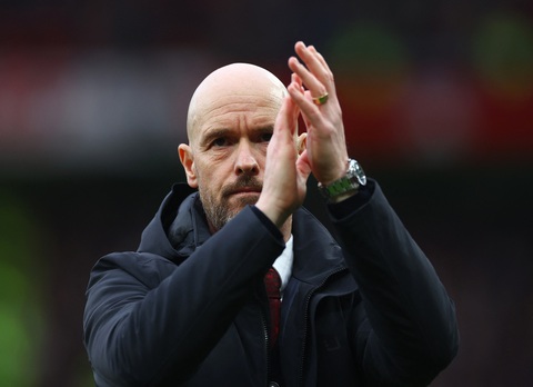 Jurgen Klopp: 'Arsenal chắc chắn đánh bại Man United'- Ảnh 3. Erik Ten Hag bày tỏ cảm xúc trái ngược sau trận - Ảnh: REUTERS