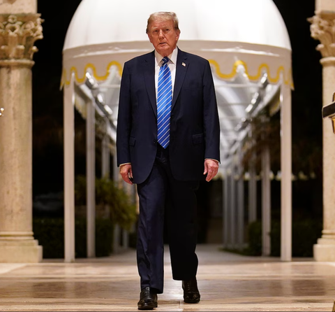 Washington Post: Ông Trump muốn Ukraine nhượng đất để chấm dứt xung đột- Ảnh 1. Cựu tổng thống Mỹ Donald Trump - Ảnh: THE WASHINGTON POST