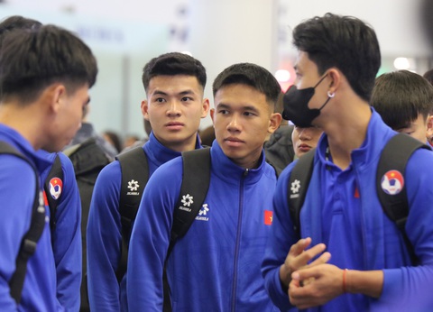 U23 Việt Nam lên đường đến Qatar tham dự vòng chung kết U23 châu Á 2024- Ảnh 6. Ngày 10-4, U23 Việt Nam có cử dượt đội hình cuối cùng ở trận giao hữu với U23 Jordan trước thềm vòng chung kết U23 châu Á 2024 - Ảnh: VFF