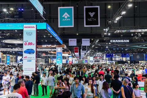 14 ngày bán xe điện ở Bangkok Motor Show 2024 gần bằng 3 tháng đầu cả thị trường Thái Lan- Ảnh 2. Với một phần ba xe bán ra tại sự kiện là xe điện và phần lớn là xe Trung Quốc, có thể nói chiến lược của các hãng xe Trung Quốc đã thành công - Ảnh: BTC BIMS 2024