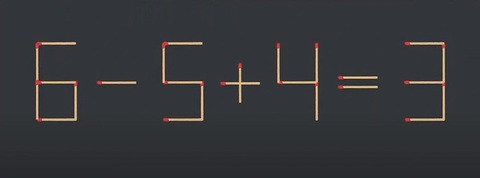 Thử tài IQ: Di chuyển một que diêm để 1-2=1 thành phép tính đúng- Ảnh 3.
