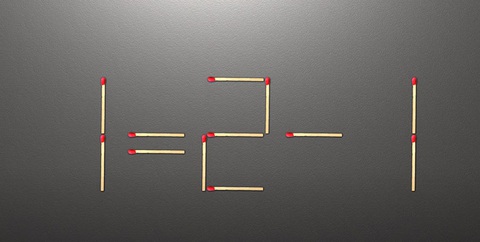 Thử tài IQ: Di chuyển một que diêm để 1-2=1 thành phép tính đúng- Ảnh 2.