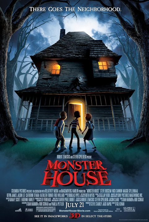 Những phim hoạt hình thú vị về ma- Ảnh 3. 'Monster House' bao trùm không khí căng thẳng nhưng cũng hài hước. Cái kết của phim đầy cảm động đã nhận được nhiều đánh giá tích cực.