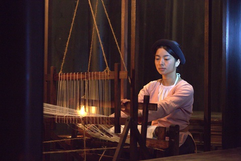 Sắp có phim về thời thơ ấu của Bác Hồ, tên Vầng trăng thơ ấu- Ảnh 2. Ngô Lệ Quyên trong vai người mẹ tần tảo nhưng mất sớm của Bác Hồ, bà Hoàng Thị Loan - Ảnh: ĐPCC