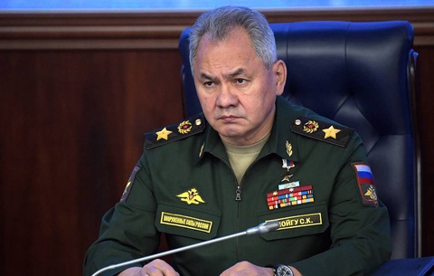 Bộ trưởng Quốc phòng Nga ra lệnh tăng thêm vũ khí cho chiến trường Ukraine- Ảnh 1. Bộ trưởng Quốc phòng Nga Sergei Shoigu - Ảnh: TASS
