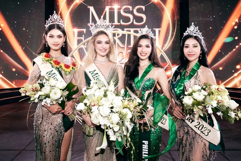 Top 4 Miss Earth 2023 - Ảnh: Fanpage Miss Earth Top 4 Miss Earth 2023 - Ảnh: Fanpage Miss Earth