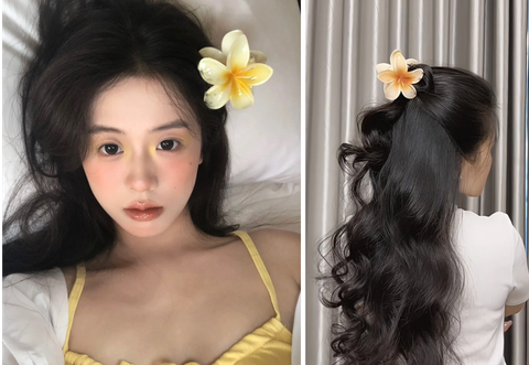 Kiếm bạc tỉ trong 2 tháng nhờ bán kẹp hoa sứ 'hot trend'- Ảnh 1. Những chiếc kẹp tóc hoa sứ hot rần rần suốt mùa hè được hội chị em săn lùng - Ảnh chụp màn hình